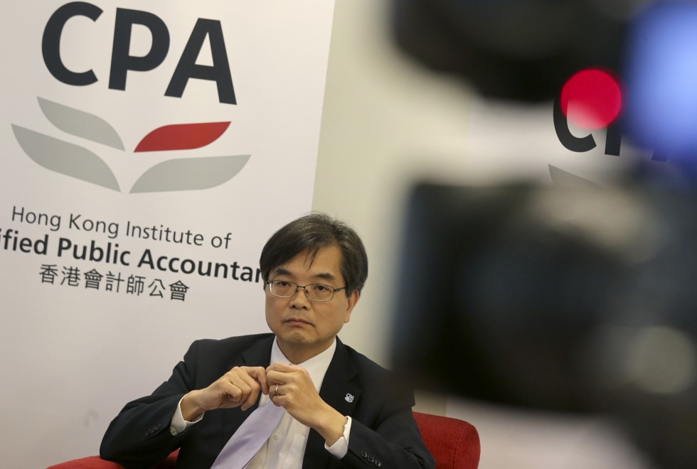 Hong Kong Institute of Certified Public Accountants is seeking a replacement for CEO Raphael Ding Wai-chuen. Photo: SCMP