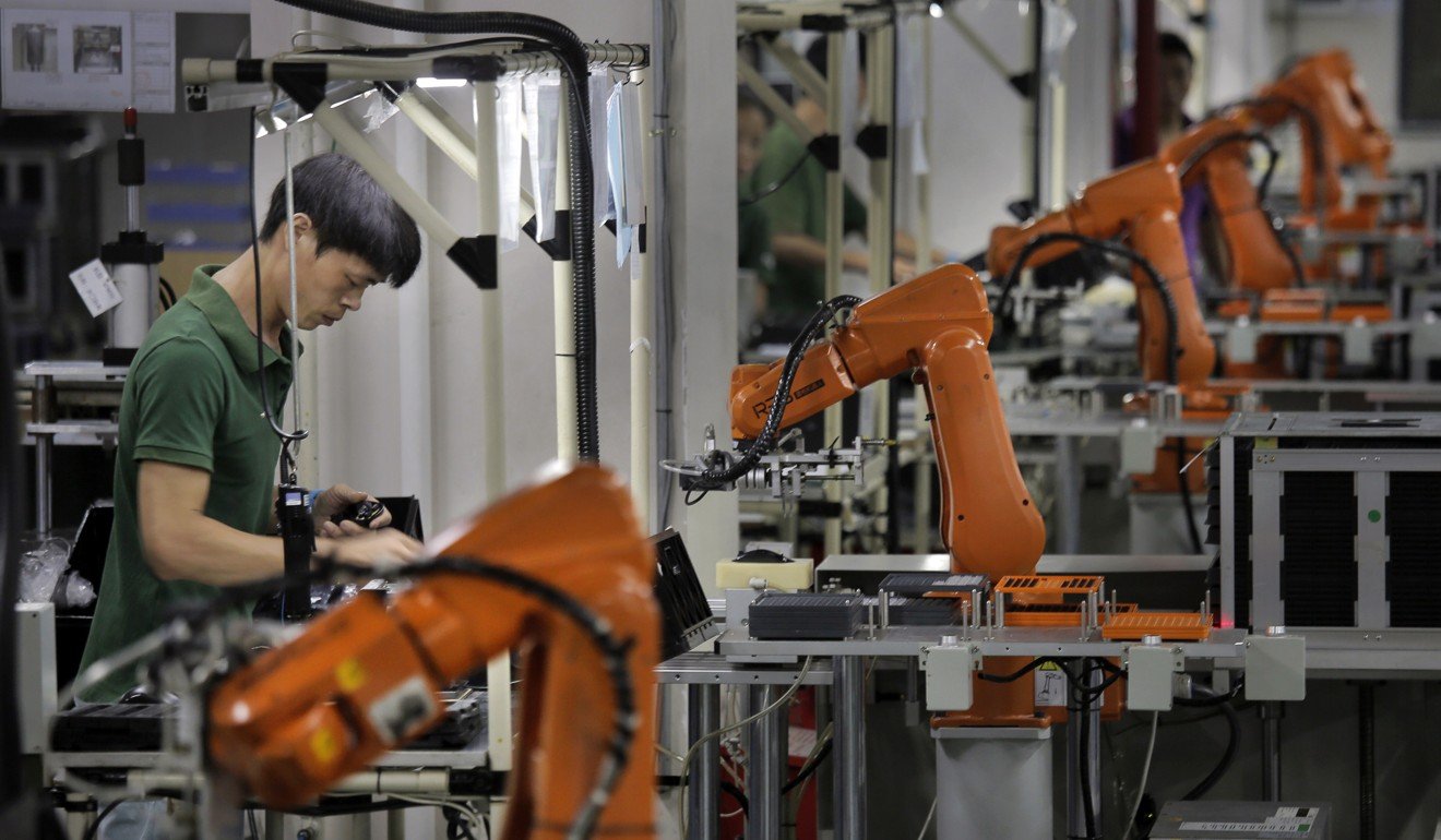 Some 65 per cent of Chinese polled thought AI and robotics would create more jobs, not steal them. Photo: AP