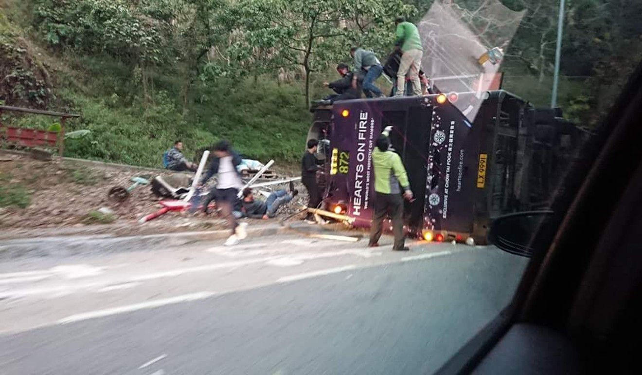 The accident was the deadliest in Hong Kong since 2003. Photo: Facebook