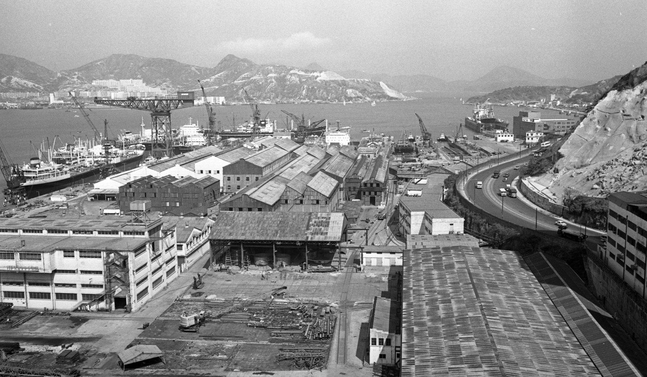 The Taikoo Dockyard in 1974. Photo: SCMP