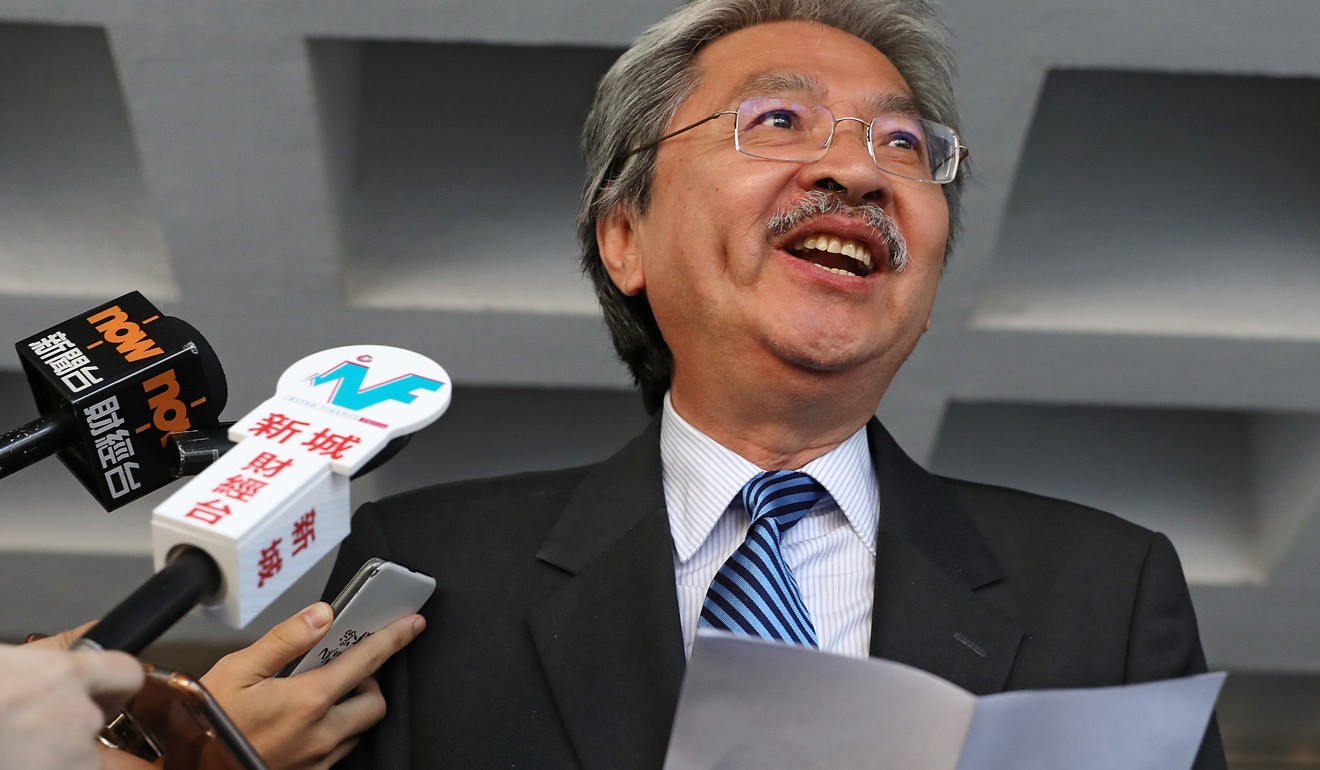 John Tsang allocated large chunks of budget surpluses to specific needs. Photo: Sam Tsang