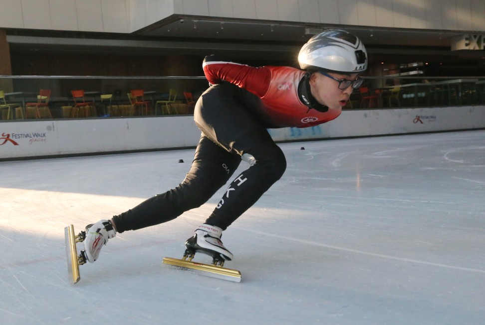 Hong Kong short track speed skater Sidney Chu is not competing in Pyeongchang. Photo: David Wong