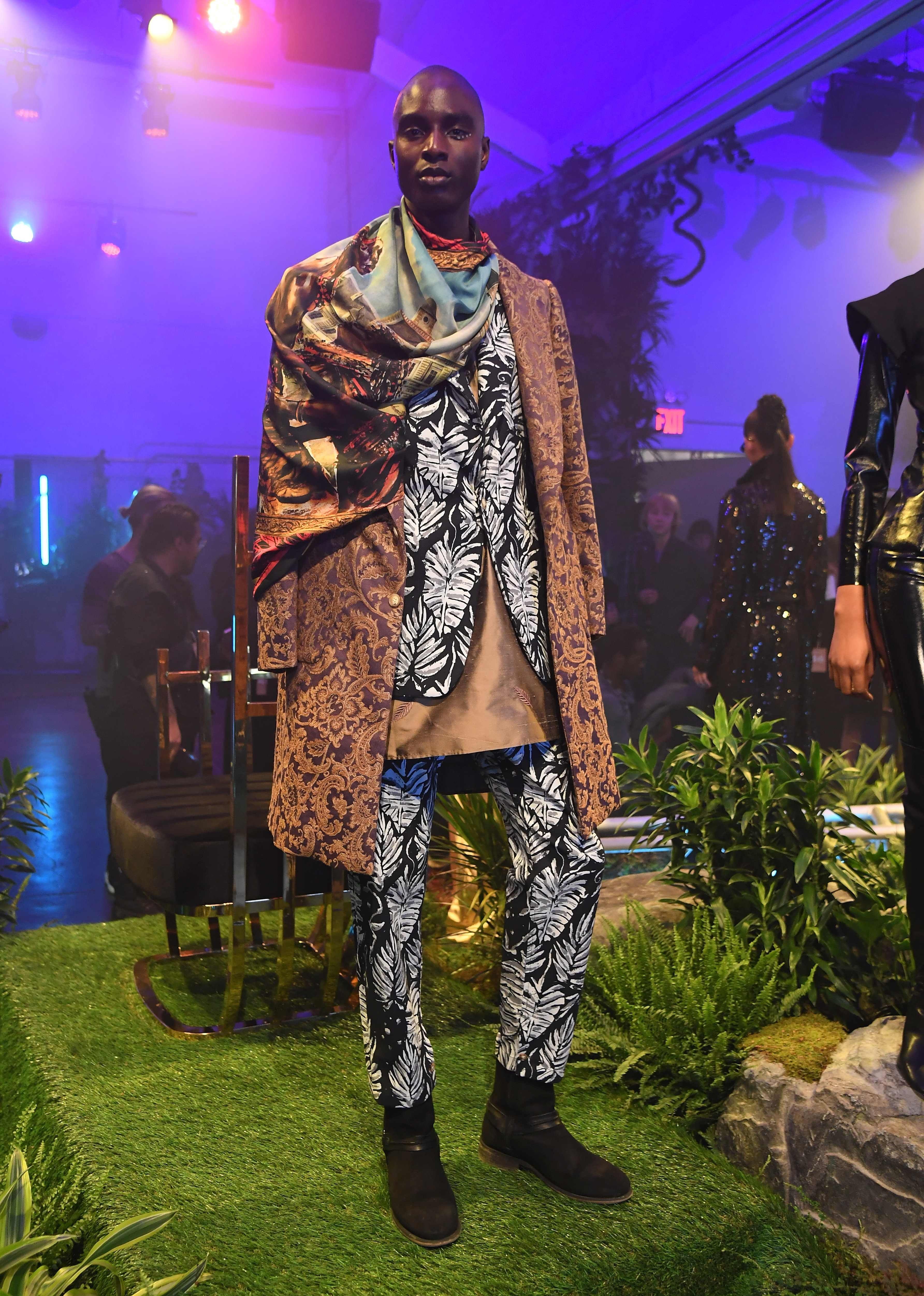 Marvel S Superhero Black Panther Invades New York Fashion Week Style