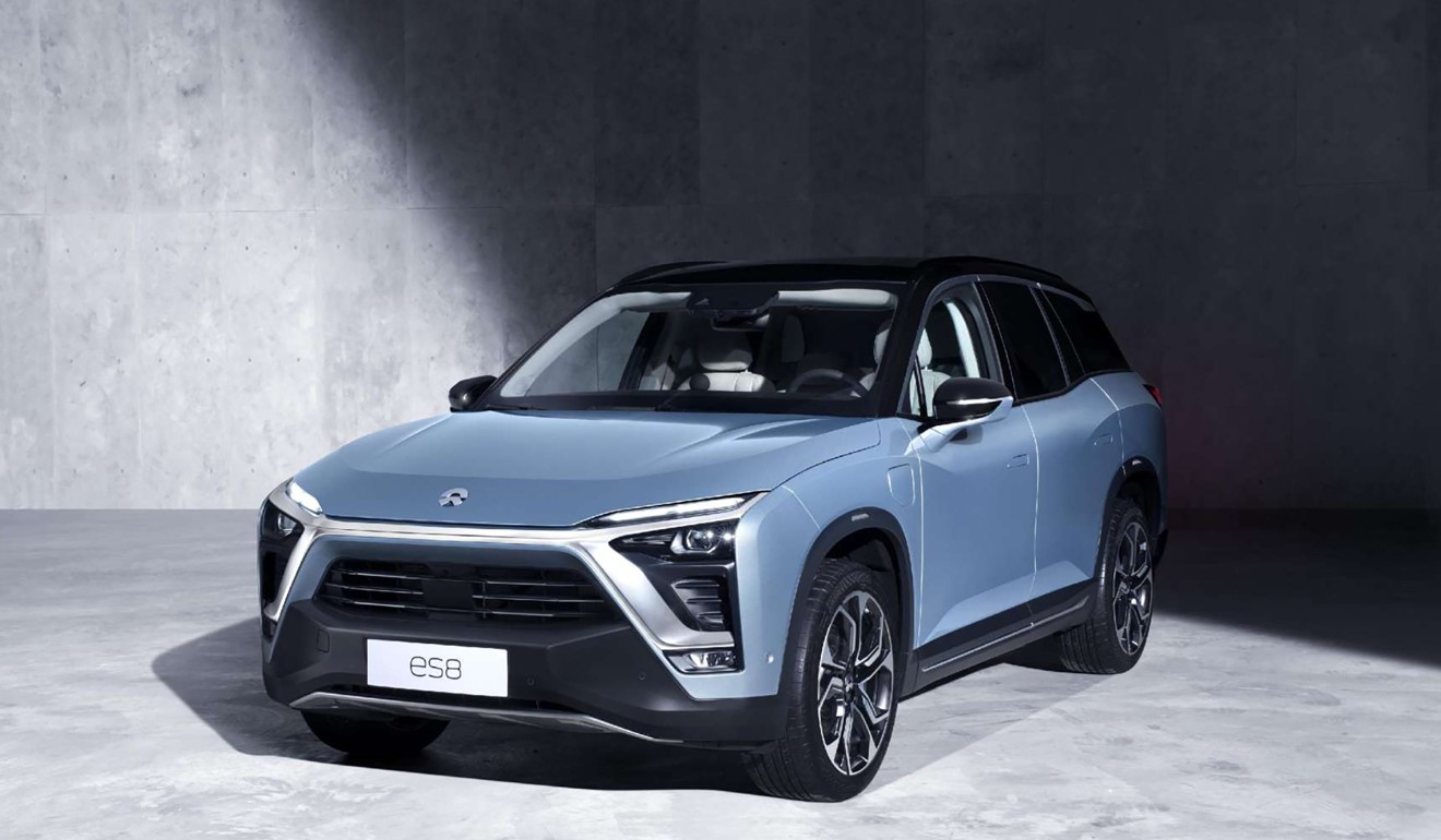 NIO’s electric SUV, the ES8. Photo: SCMP Handout