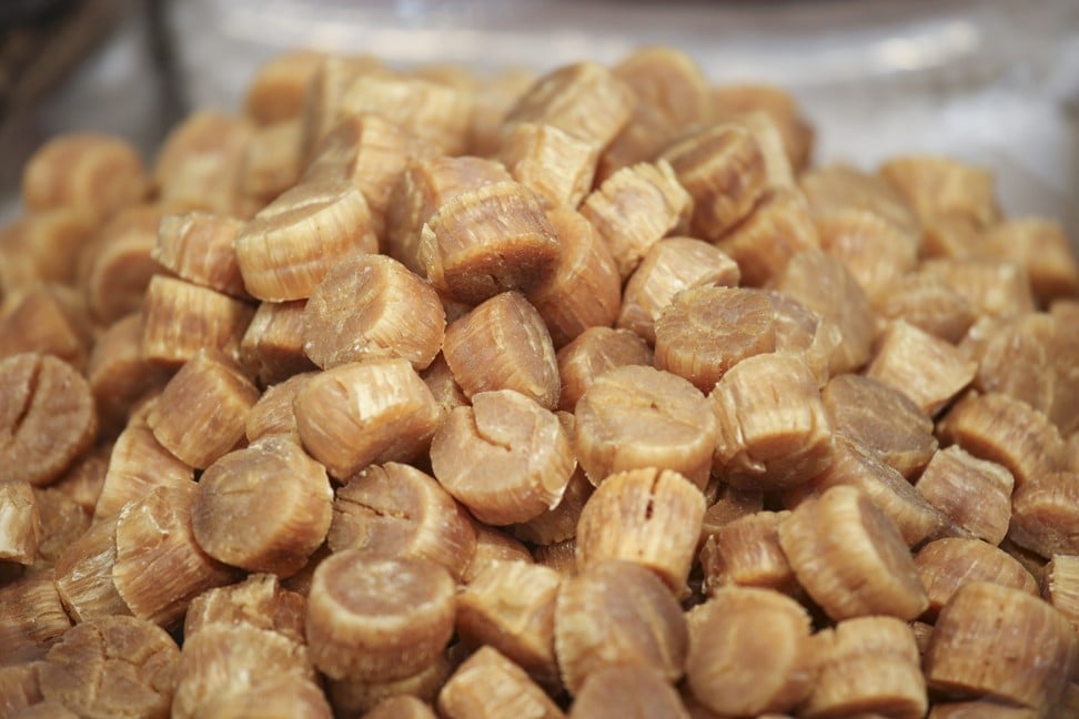 Dried scallops are said to resemble Chinese coins. Photo: David Wong