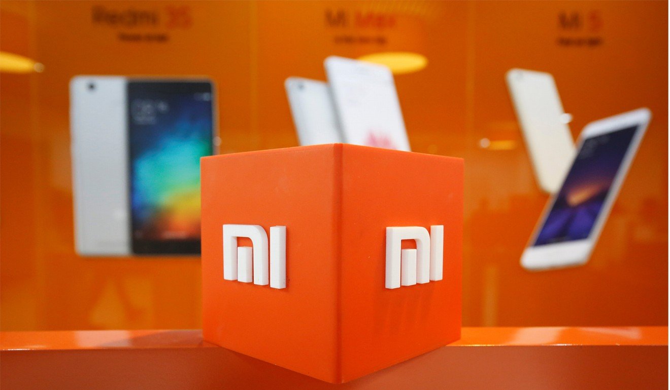 The logo of Xiaomi is seen inside the company's office in Bengaluru, India, January 18, 2018. Picture taken January 18, 2018. REUTERS/Abhishek N. Chinnappa