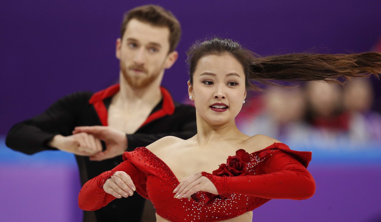 South Korean skater Yura Min also became a viral hit after a wardrobe malfunction. Photo: Reuters