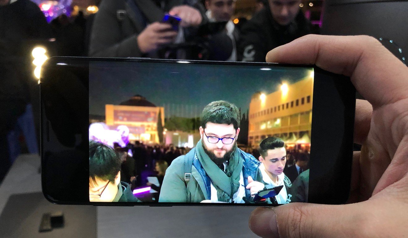 Samsung launched its Galaxy S9 at the Mobile World Congress on Sunday. Photo: Handout