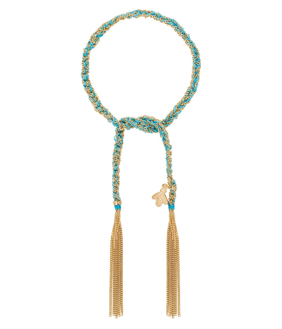 London-based Florentine jeweller Carolina Bucci’s blue Lucky bracelet