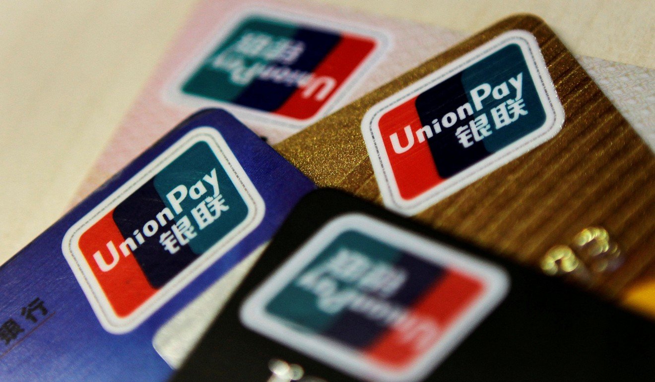 China’s UnionPay became the world’s largest bank card company, mainly because of the restrictions imposed on competing companies like Visa and MasterCard. Photo: Reuters