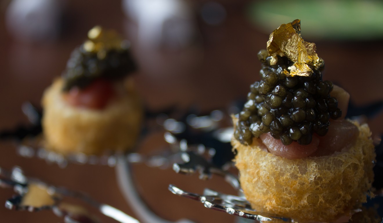 Caviar dim sum at Bo Innovation