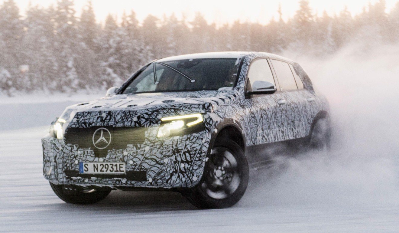 The Mercedes-Benz EQC’s chassis is purpose-built for electric vehicles.