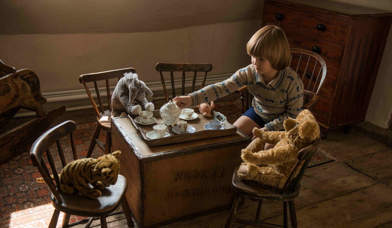 Will Tilston in a still from Goodbye Christopher Robin.