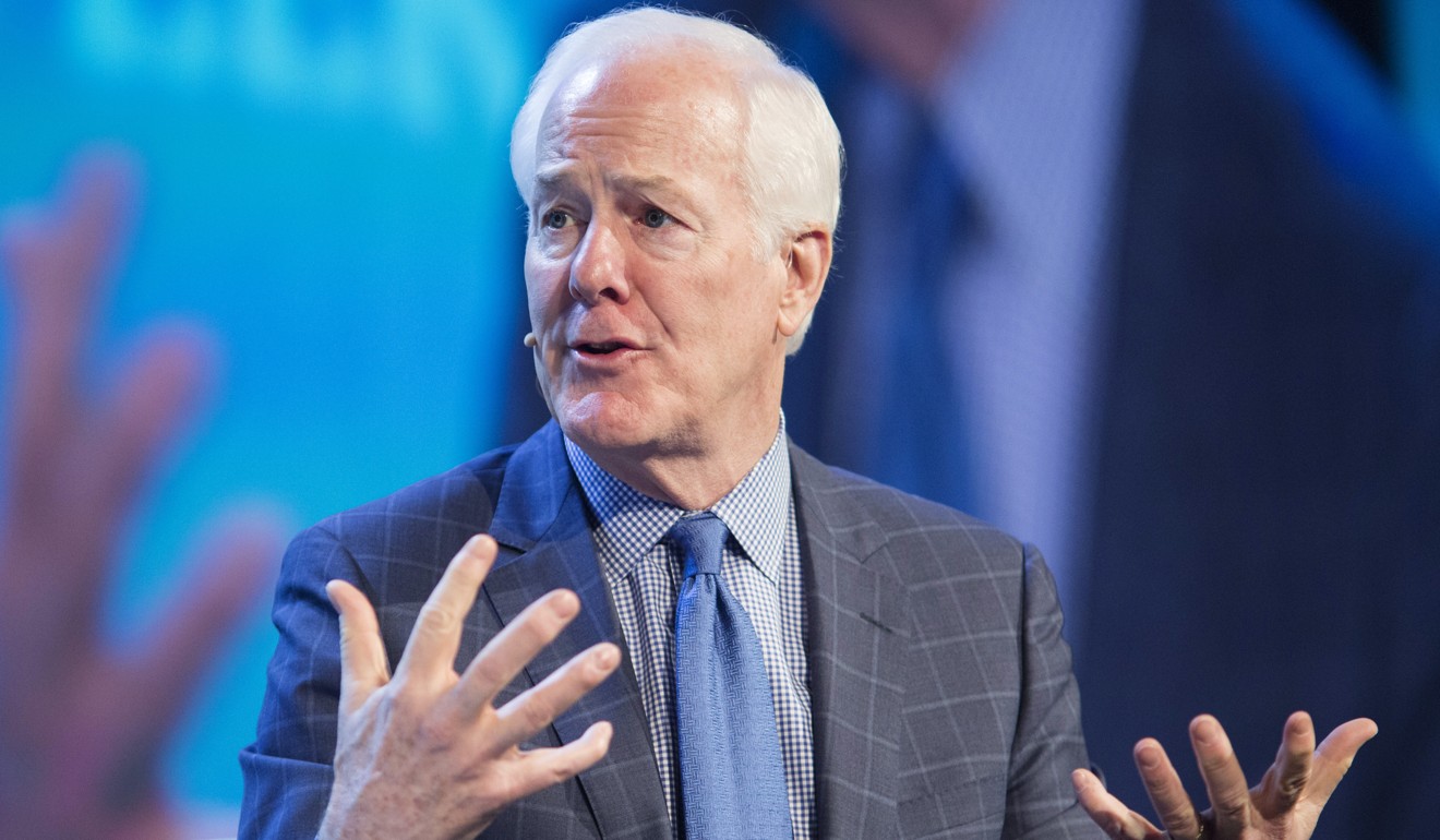 US Senate Majority Whip John Cornyn, a Republican from Texas, wants lawmakers to pass legislation that would step up scrutiny of Chinese investments in the US. Cornyn has co-authored the Foreign Investment Risk Review Modernisation Act with Dianne Feinstein, a senior Democrat. Photo: Bloomberg