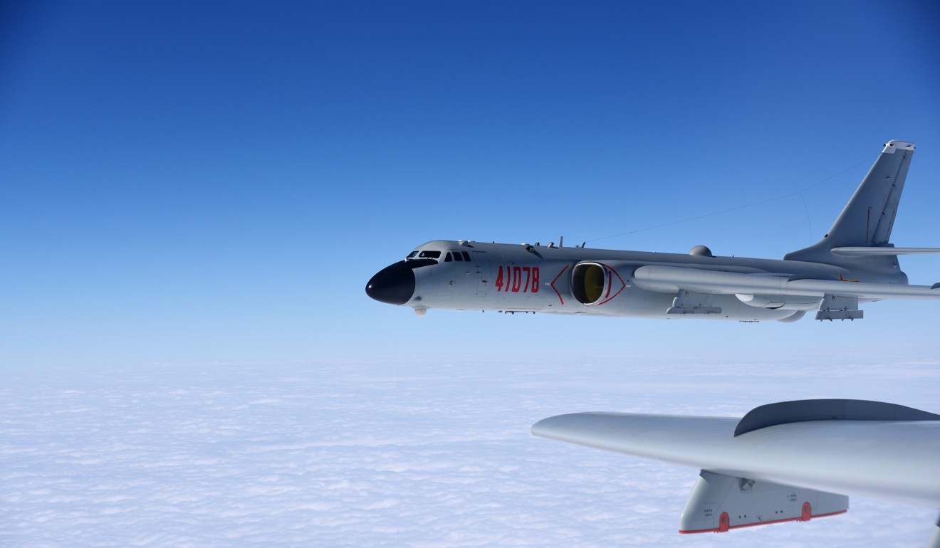 Chinese warplanes on patrol over the disputed South China Sea. Photo: Xinhua