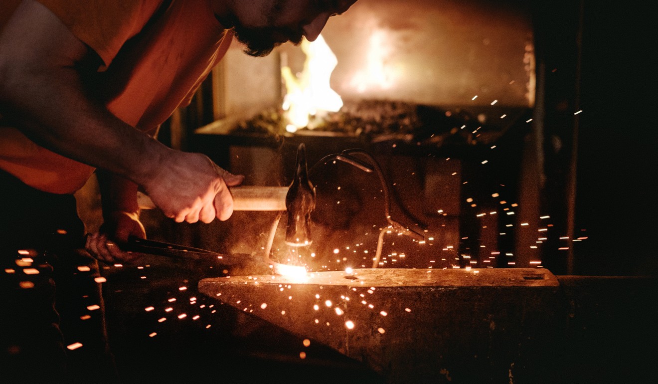 During my time in Germany I was hosted in Clausthal-Zellerfeld, a small town in the Harz Mountains. As well as hikes through the winter forest and spinning doughnuts around a snow buried car park, my hosts had a blacksmith’s forge in their house I couldn’t resist photographing. Photo: Richard Tilney-Bassett