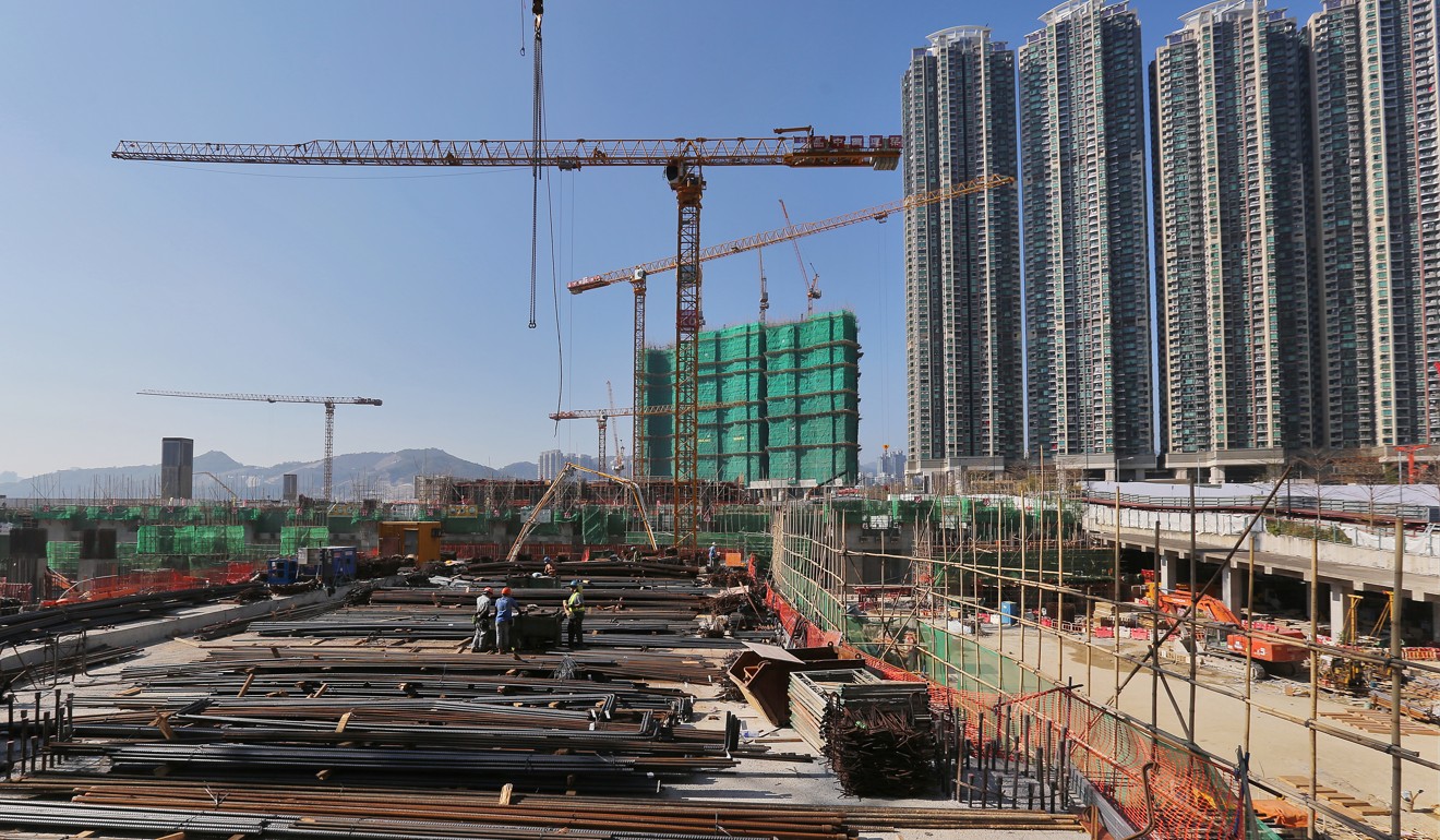 Despite a lot of building work going on in Hong Kong, 27 per cent of survey respondents who do not own property believe they will never be able to afford one. Photo: Xiaomei Chen