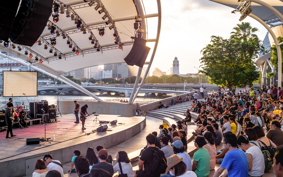 The Esplanade is a key venue for live music in Singapore. 