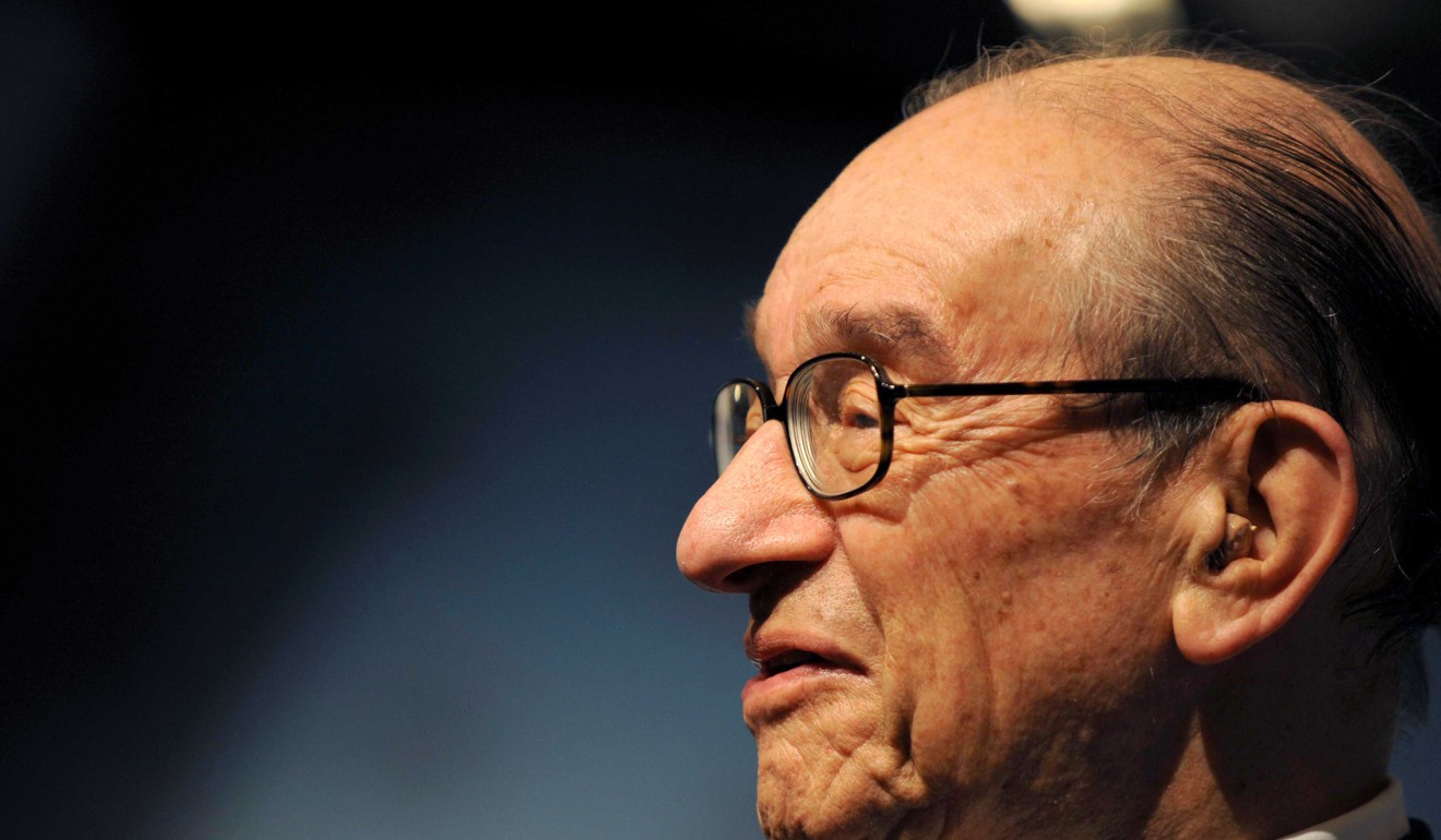 Former US Federal Reserve chairman Alan Greenspan received credit for making the Fed less opaque during his nearly 20 years there, though his actions came under scrutiny following the worldwide financial crisis of 2008-09. Photo: Xinhua