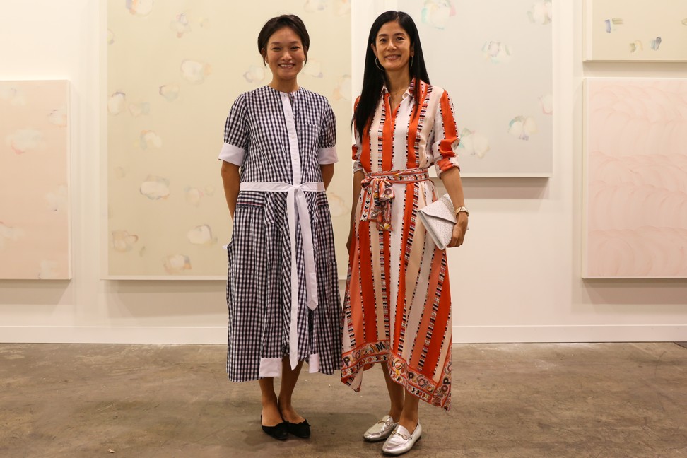 Thom Browne dress (left) and Pucci dress (right). Photo: Rachel Cheung