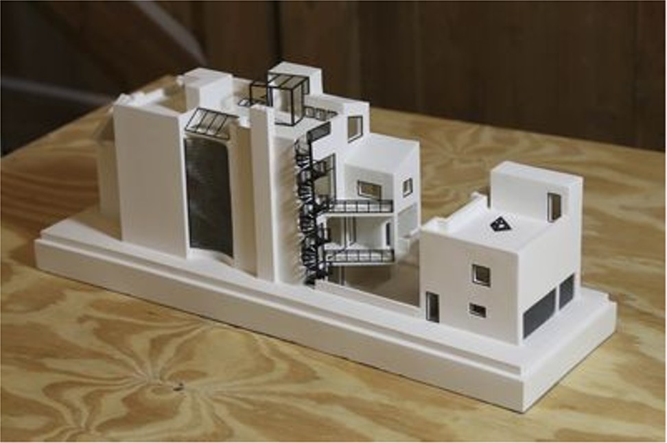 A Chisel & Mouse model of a residence ... Photo: Chisel & Mouse