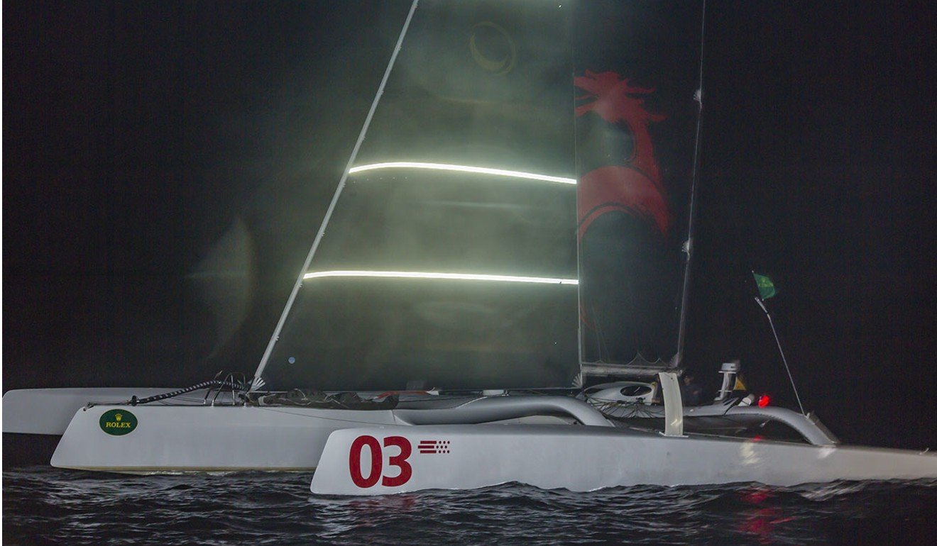 Beau Geste at the finish in Subic Bay.