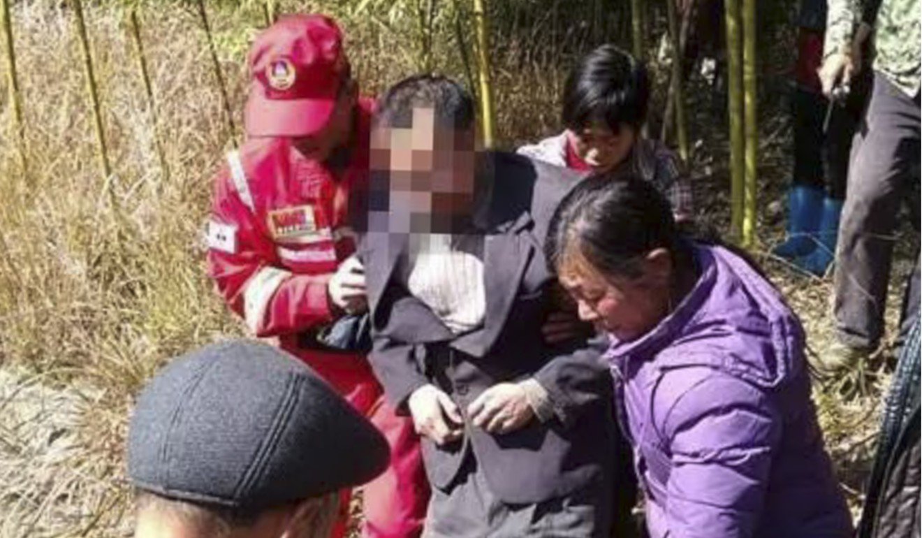 In January, a cancer-stricken man attempted suicide by swallowing pesticide in Zhejiang province, China, saying he did not want to be a burden to his family. Rescuers found the man in a cave just after his wife reported him missing and a nearby hospital successfully cleansed his digestive system of the poison before returning him home. Photo: News.sina.com.cn