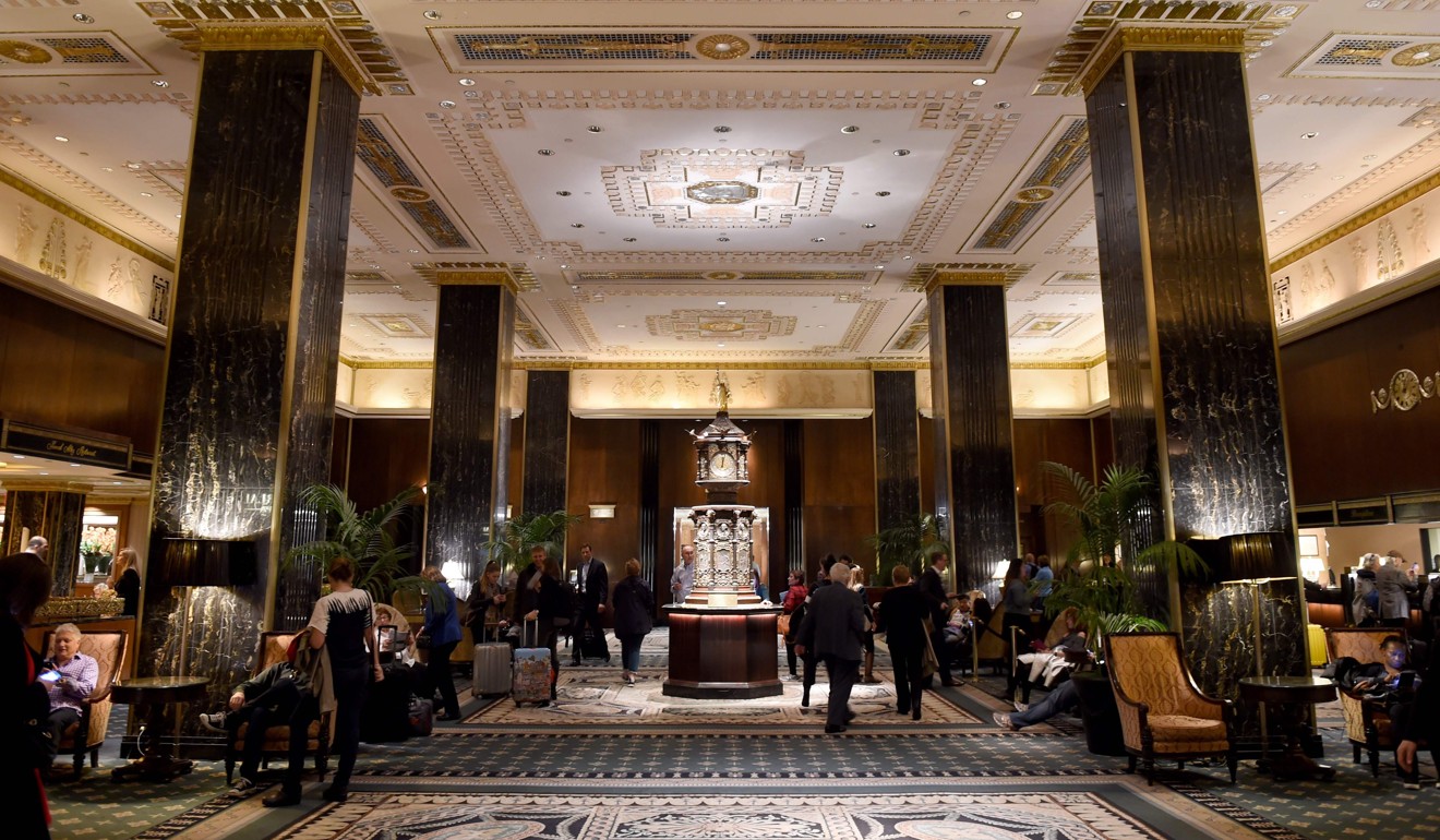 Wu Xiaohui bought New York City's Waldorf Astoria, one of the most famous hotels in the world. Photo: AFP