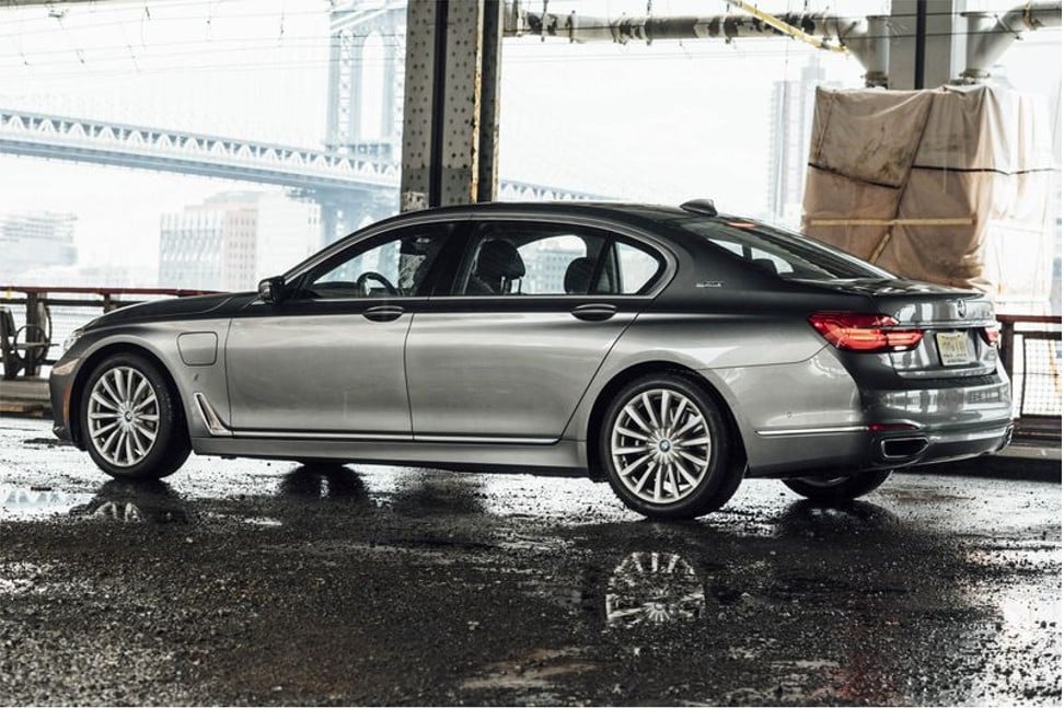 The 7-Series hybrid has seating for five. Photo: Cesar Soto/Bloomberg