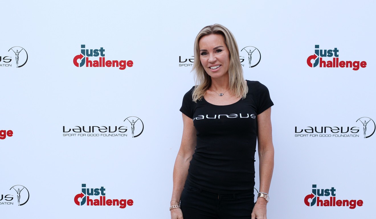 Annabelle Bond, a supporter of Challenge Africa 2019 endurance race, co-organised by Just Challenge and the Laureus Sport for Good Foundation. Photo: Roy Issa