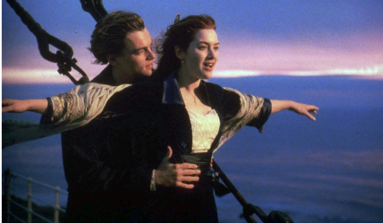 Kate Winslet and Leonardo DiCaprio in a still from Titanic. Photo: Reuters 