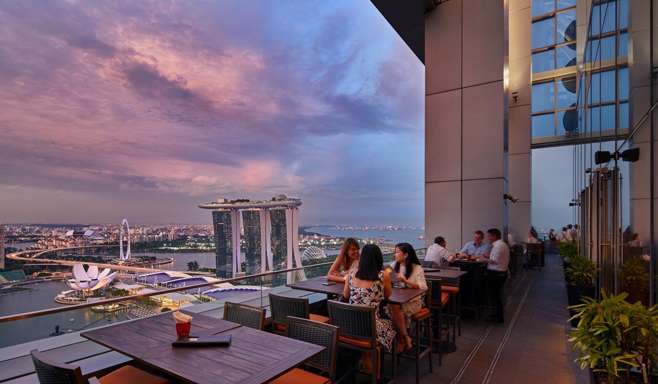 LeVLl33 Terrace is said to epitomise penthouse dining in Singapore for up to 26 guests.