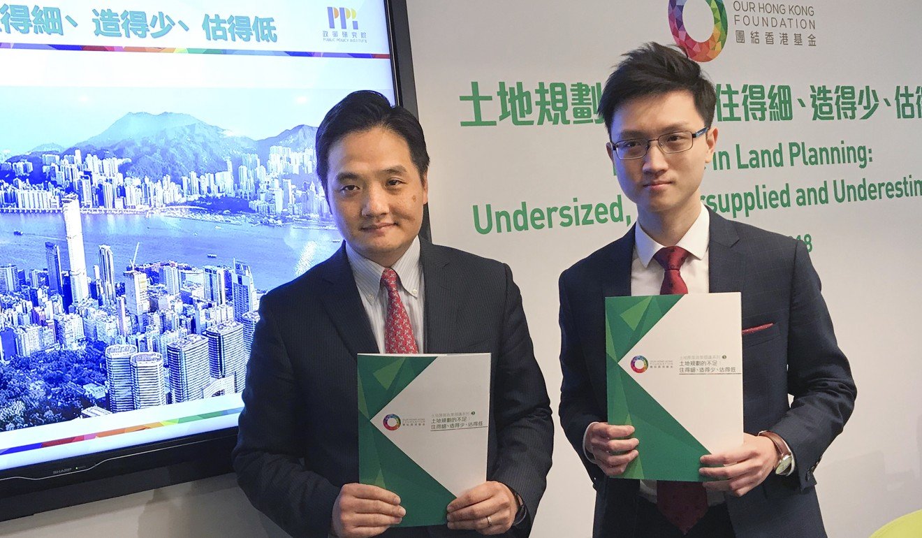 Stephen Wong (left) and Ryan Ip (right) with copies of their report. Photo: Handout