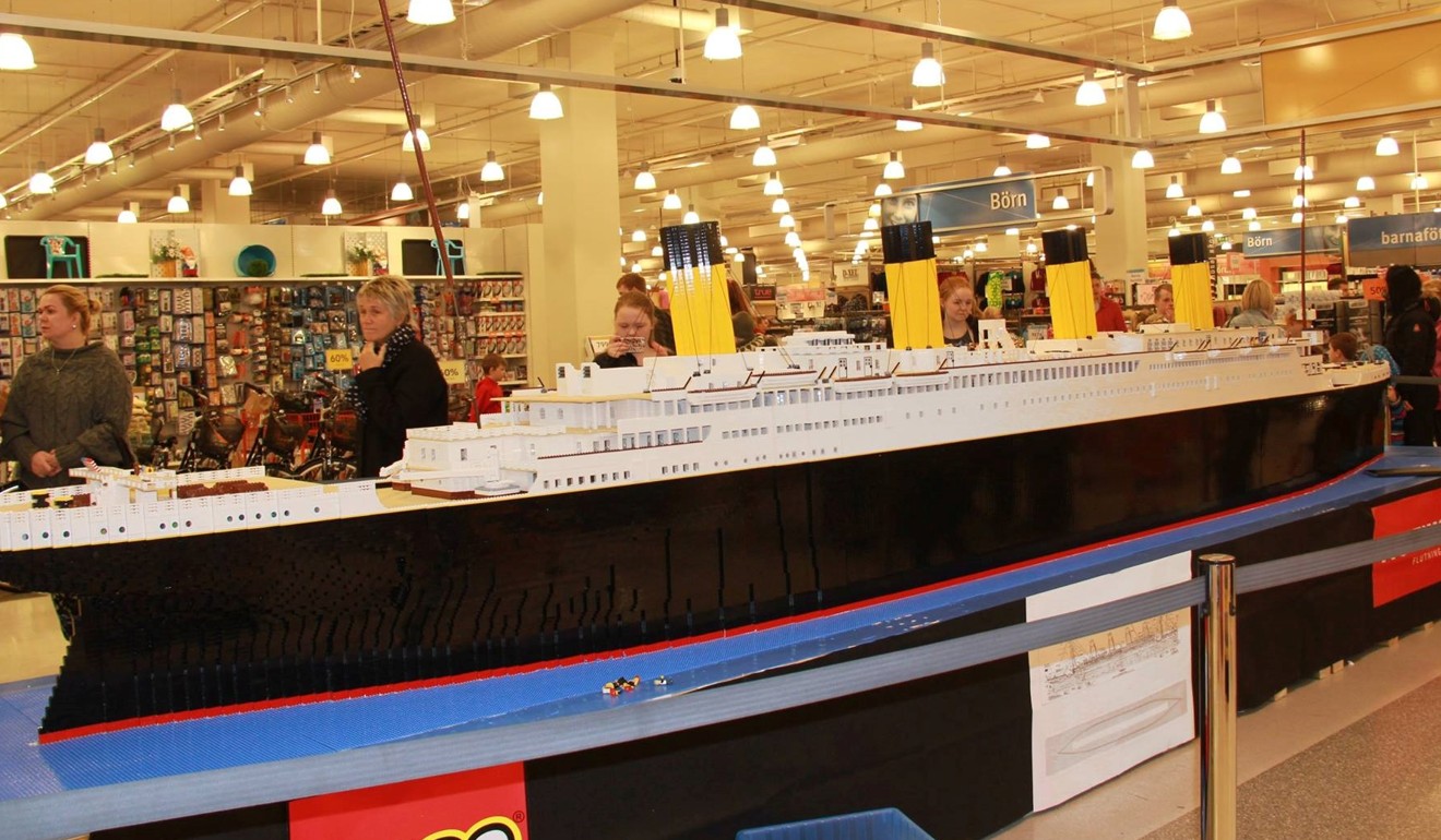 Brynjar Karl Birgisson's 8-metre-long model of the Titanic. Photo: Facebook /Brynjar Karl Birgisson