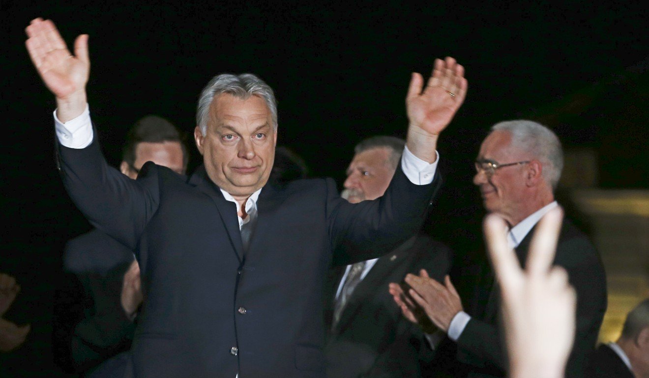 Pressure from Hungarian Prime Minister Viktor Orban, left, may push the Open Society Foundations out of his country. Photo: Reuters