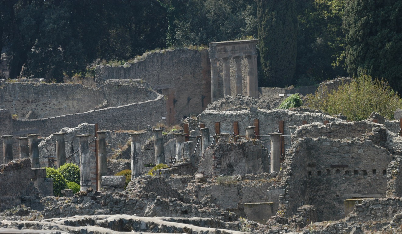 Pompeii was a Roman town near modern-day Naples in southern Italy that was buried under a thick layer of volcanic ash after the eruption of Mount Vesuvius in 79 A.D. Photo: Chris Warde Jones
