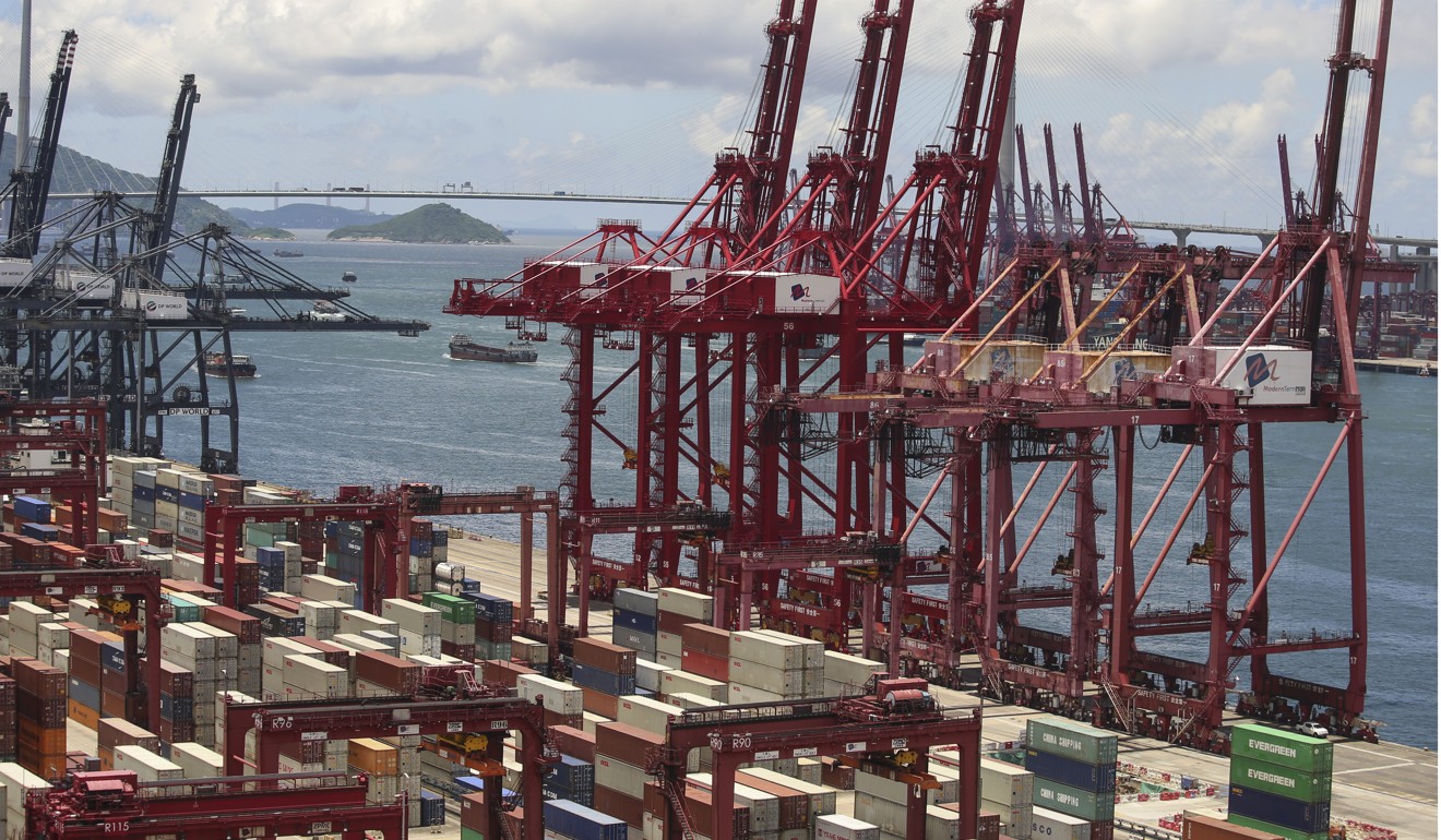 Hong Kong has the fifth busiest container port in the world. Photo: David Wong