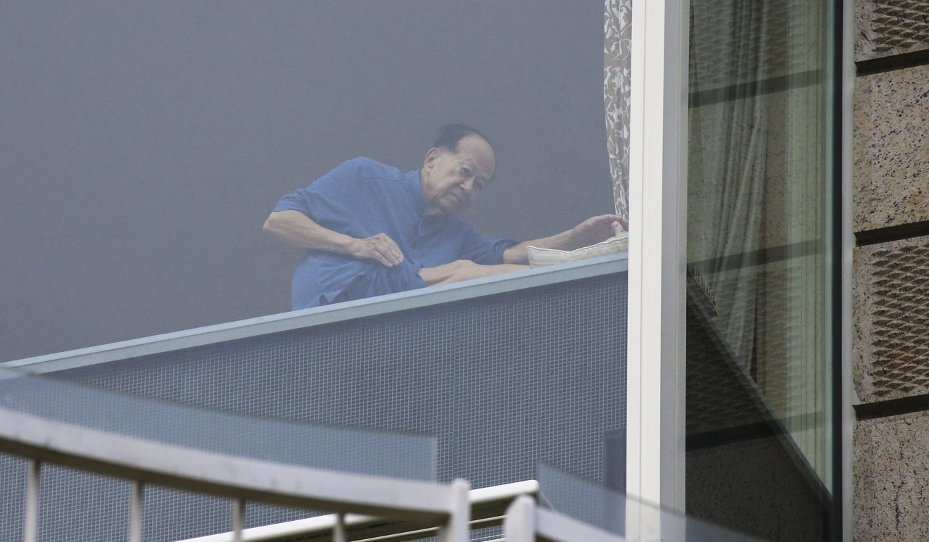 Li Ka-shing at his home in Hong Kong’s Deep Water Bay. Photo: Sam Tsang