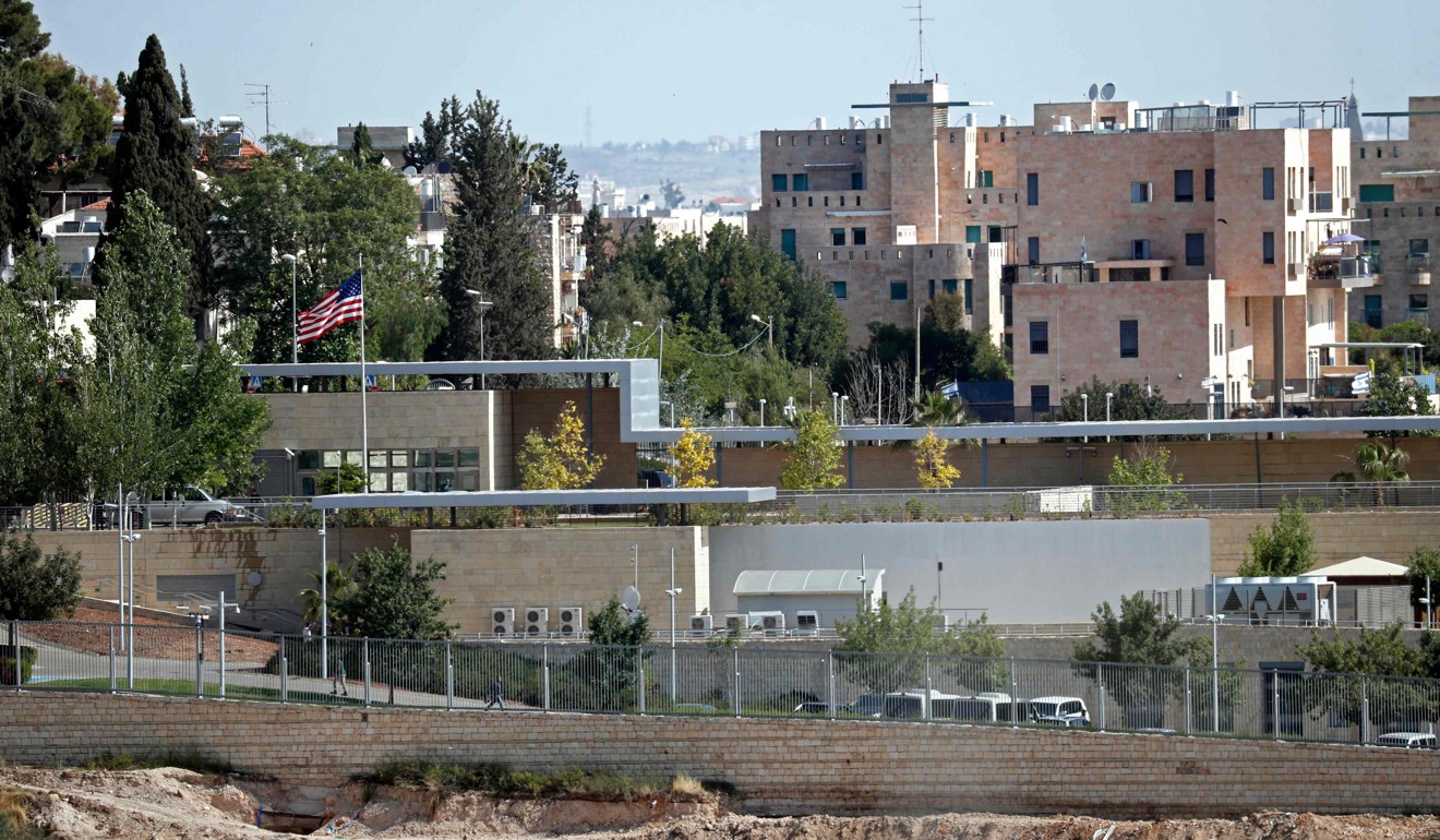 The US consulate in the no man’s land between West and East Jerusalem, which will be used as a temporary new US embassy starting from May 14, 2018. Photo: AFP