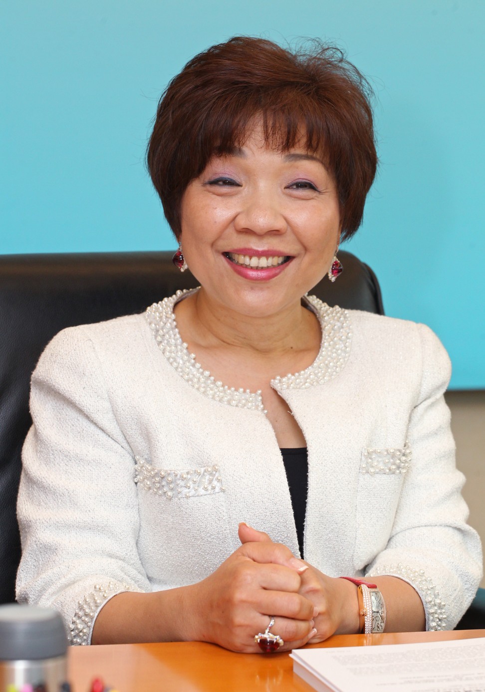 Pollyanna Chu Lee Yuet-wah, co-founder of Kingston Financial Group, stepped in to buy a part of China Energy Reserve & Chemcials Group’s share in The Center, after the Chinese company pulled out of the deal. Photo: Handout