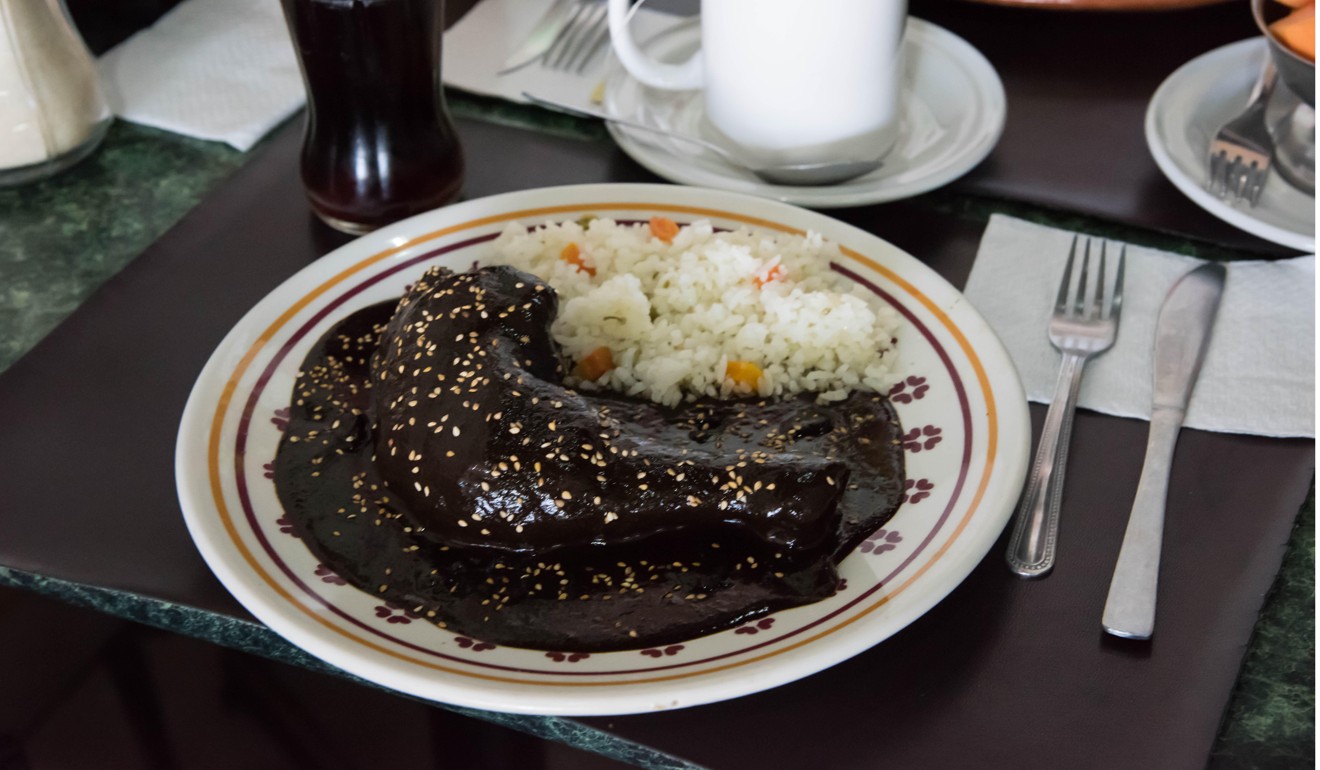 Mole Poblano, a dish comprising a distinctive chilli and chocolate sauce. Picture: Alamy
