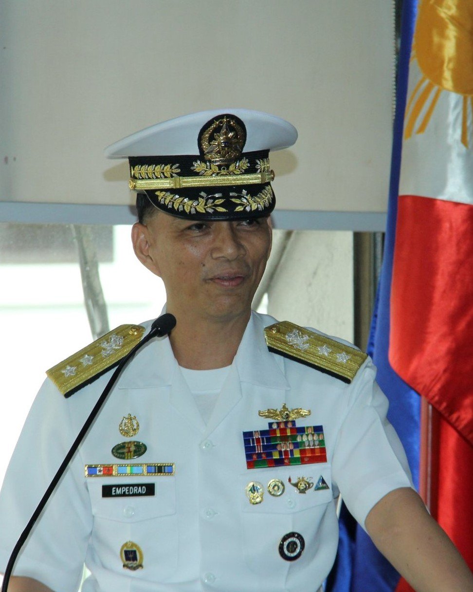 Navy chief Robert Empedrad said the Philippines should be ‘a big maritime nation’. Photo: Facebook
