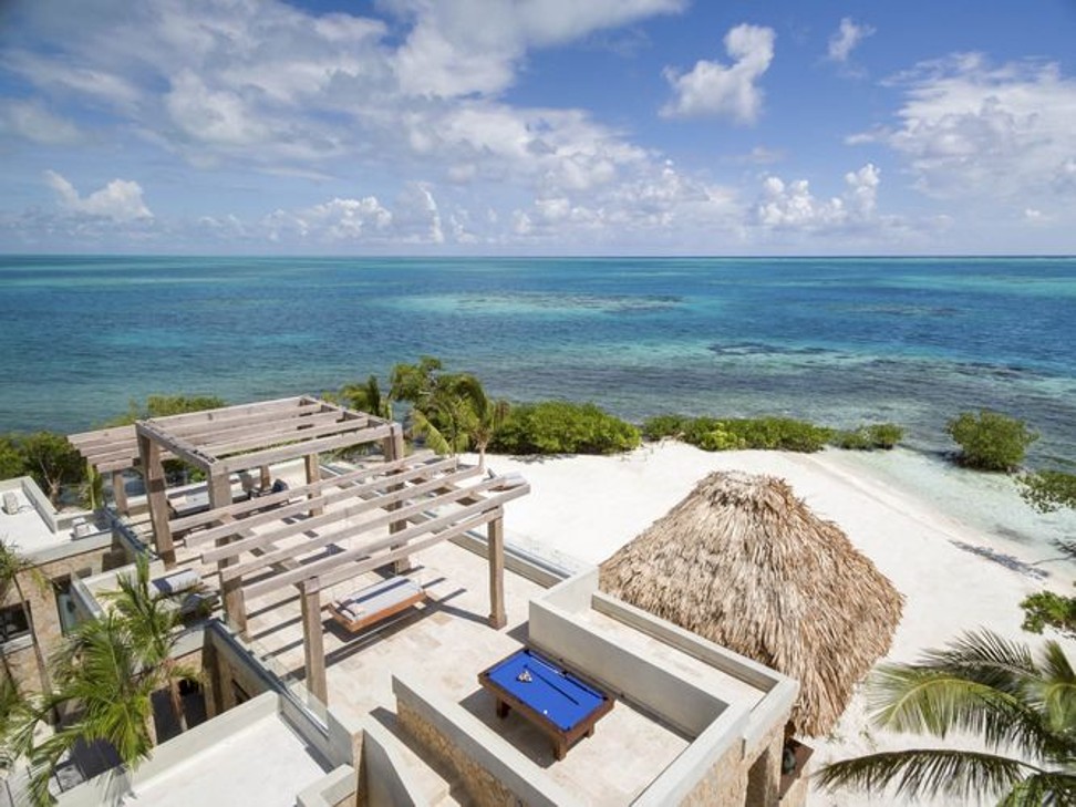Alfresco massages are on offer at Gladden Private Island, off the coast of Belize, whenever you like. Photo: Gladden Private Island