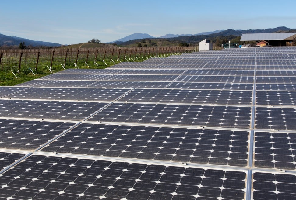 Solar energy is utilised at Frog's Leap Winery in California’s Napa Valley. Photo: Alamy