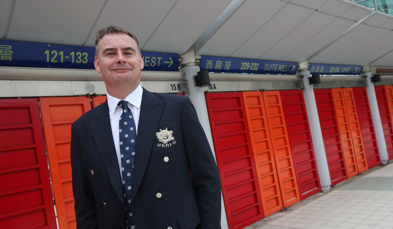 Hong Kong Rugby Union chief executive Robbie McRobbie at Hong Kong Stadium. Photo: David Wong
