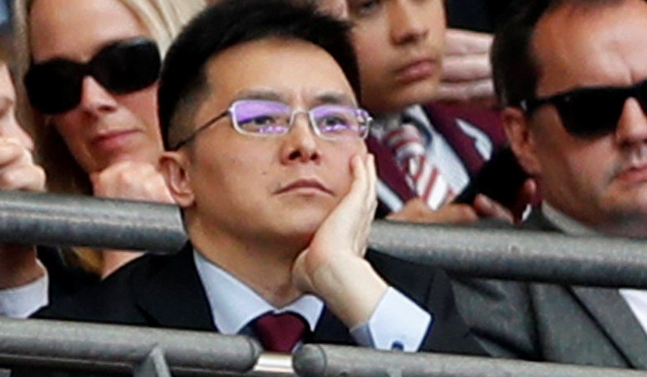 Aston Villa owner Tony Xia has a lot of problems in his hands. Photo: Reuters