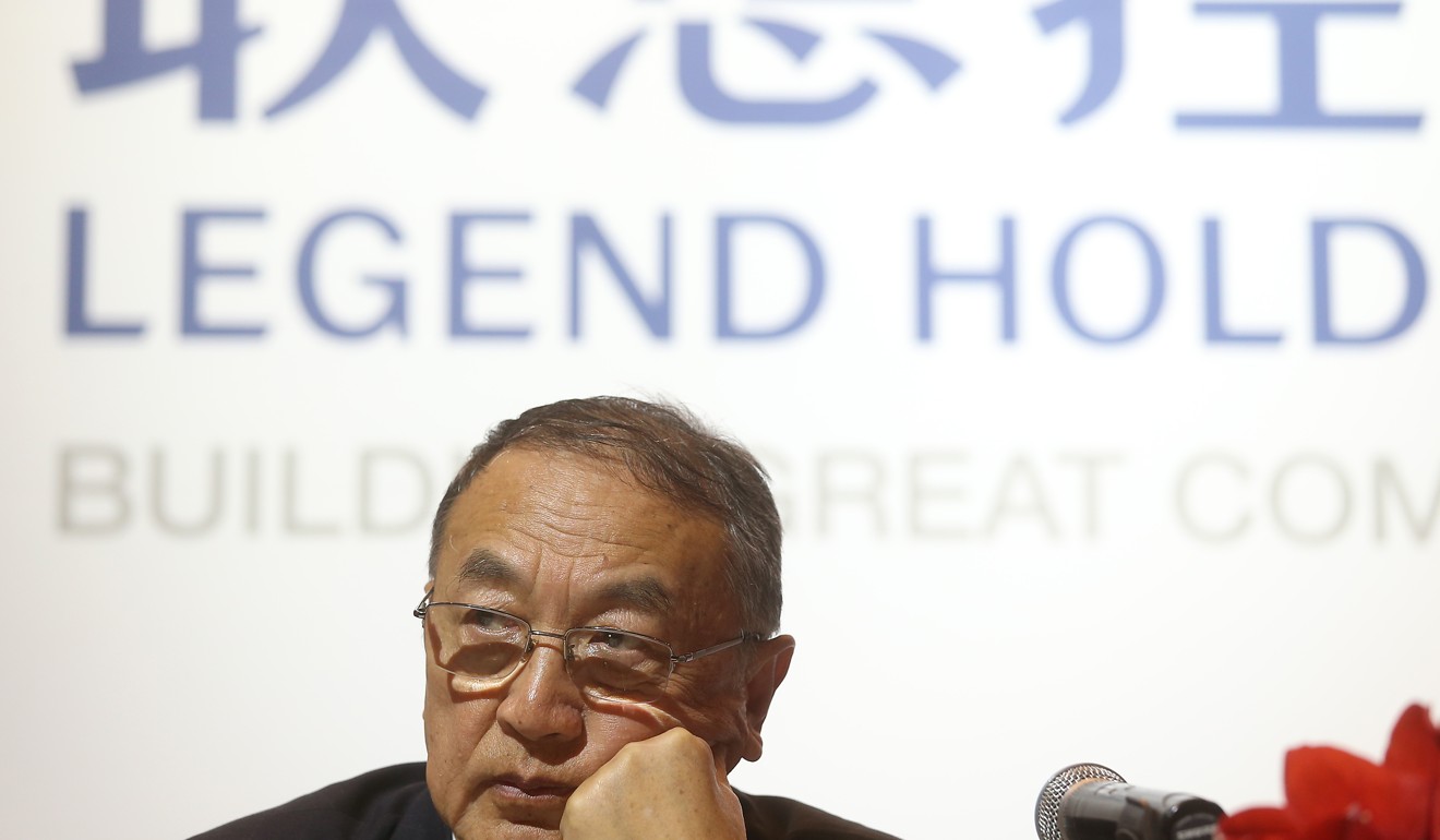 Liu Chuanzhi, of Legend Holdings. Photo: K. Y. Cheng