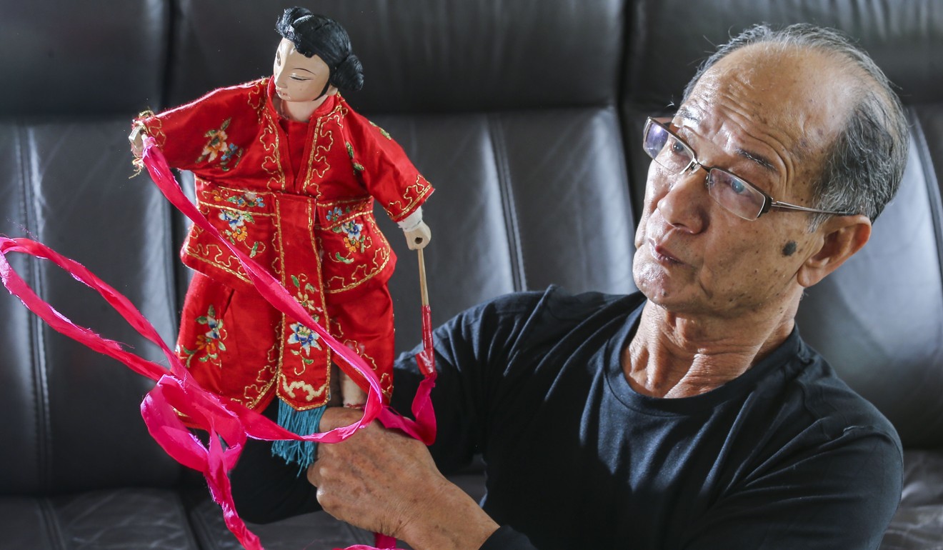 Li Yi-hsin has performed thousands of traditional Chinese puppet shows. Photo: Dickson Lee