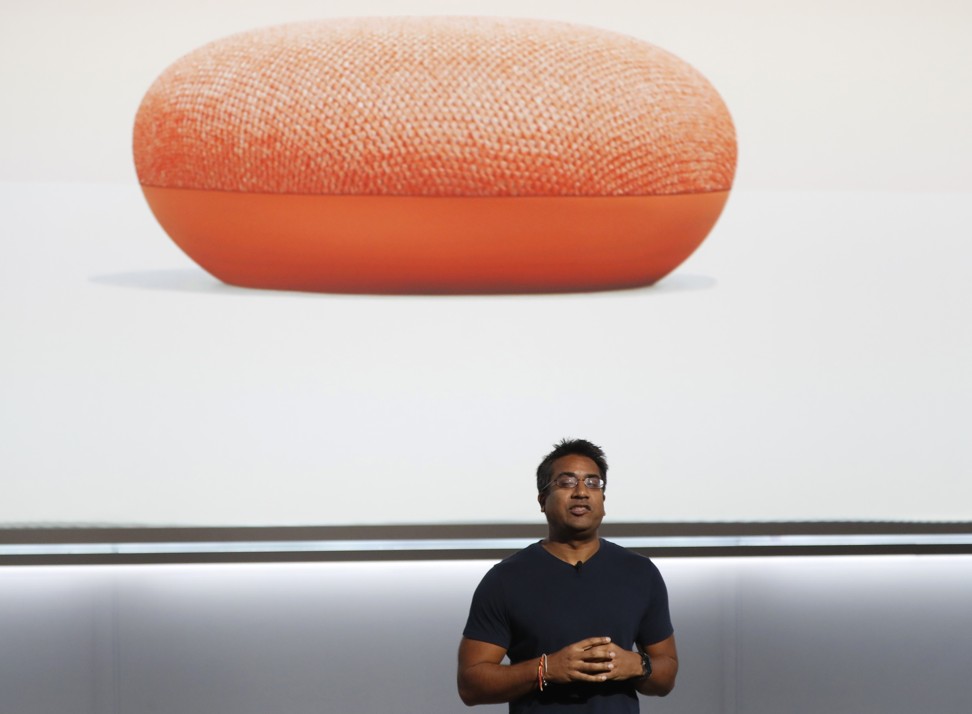 Google Home Mini launched in San Francisco. Photo: Reuters