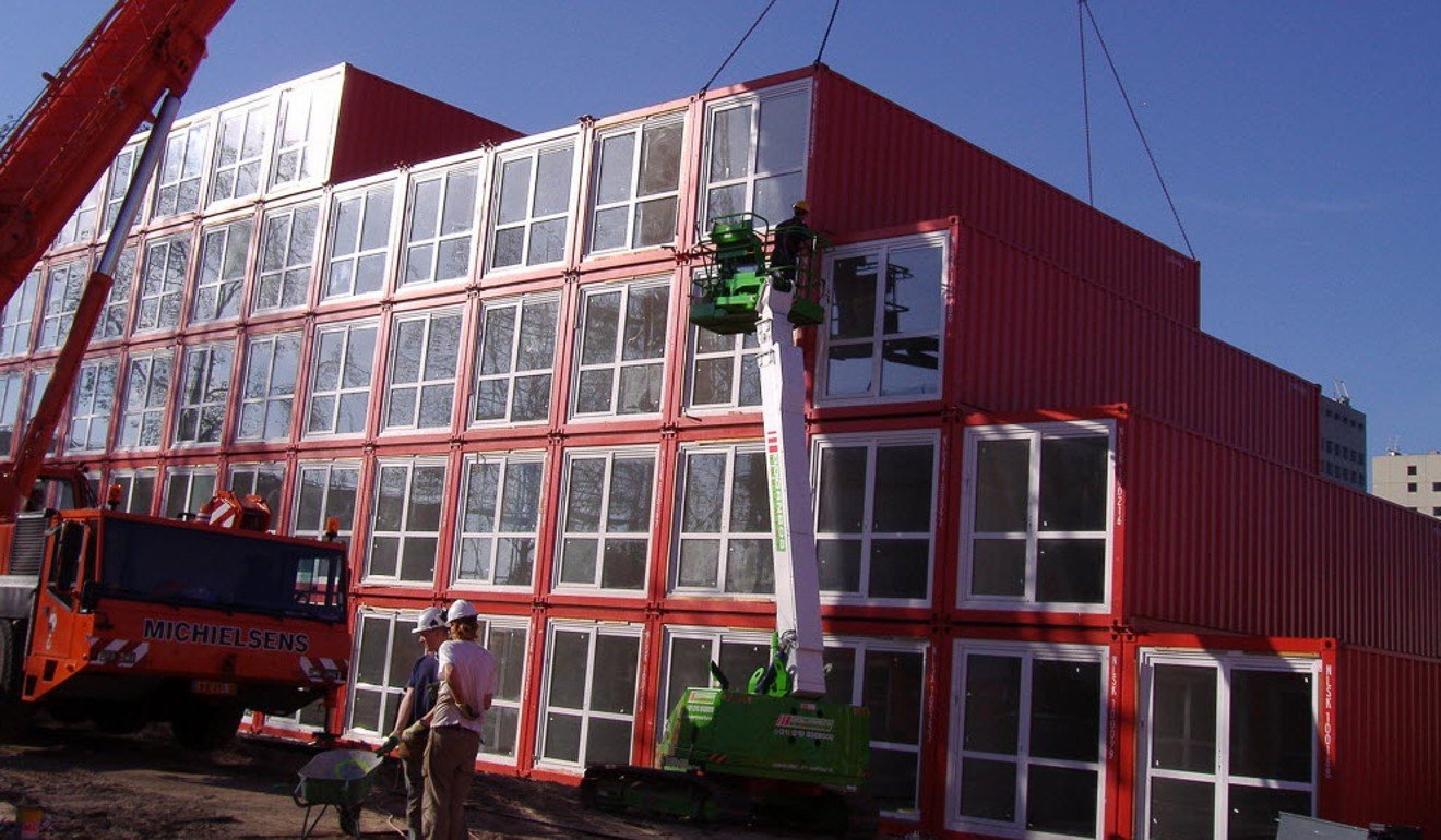 The Netherlands has made much use of stackable, prefabricated homes. Photo: Handout